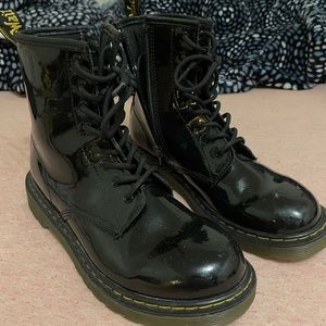 Doc martens 1460 shiny black boots